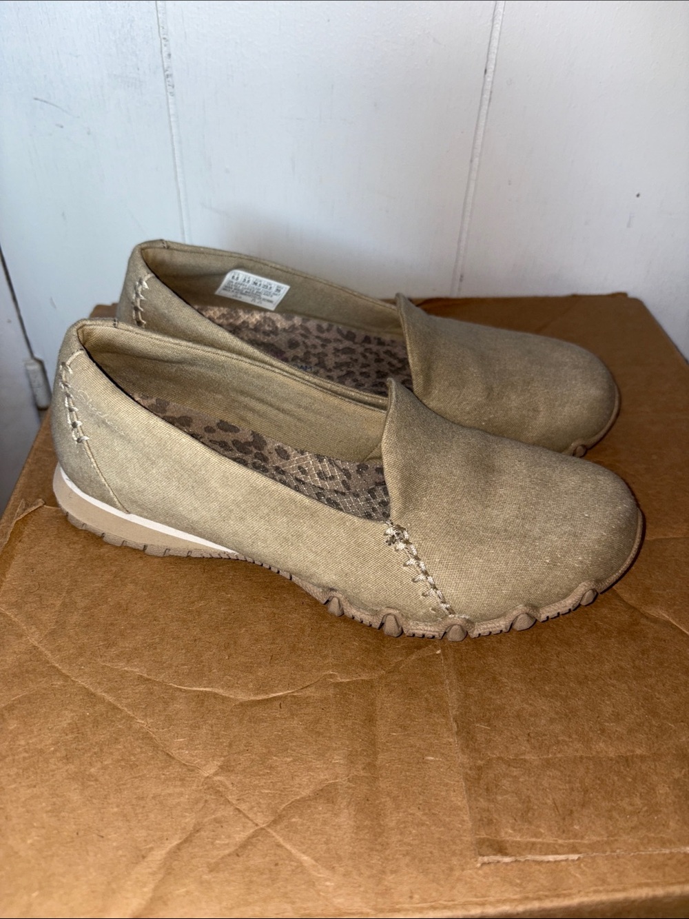 Skechers Women's Slip-On Loafers in Taupe size 6.5
